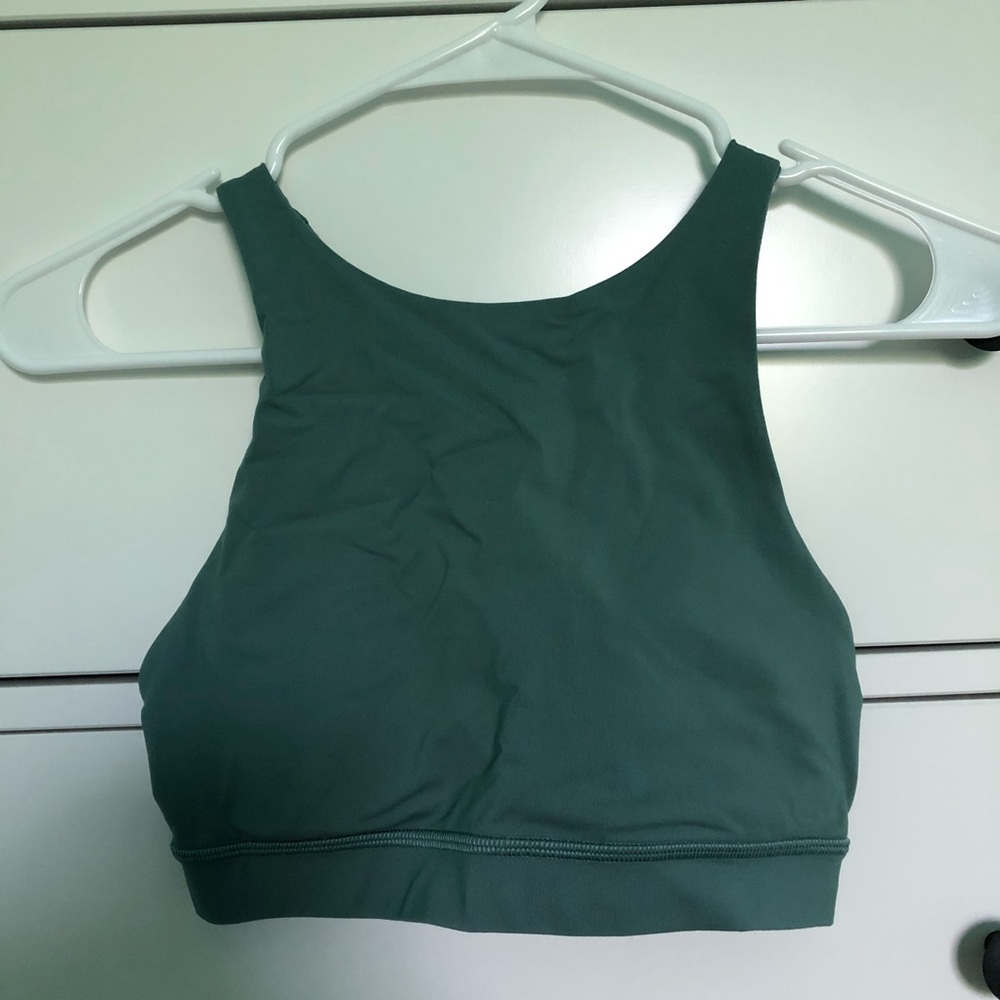 lululemon athletica Forest Green Crop Top